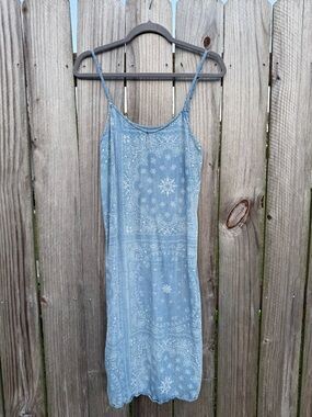 Tencel paisley bandana dress sz S EUC